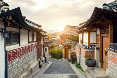 传统,韩国,建筑,首尔,北村韩屋村,时尚,古董,著名景点,朝鲜半岛,人行道