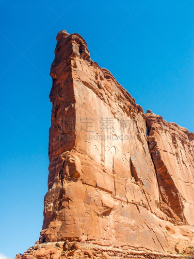 courthouse towers,犹他,沙漠岩漆,科罗拉多高原,摩押,孤峰群,垂直画幅,天空,美国西部,无人