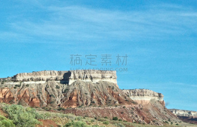 新墨西哥,山脊,多色的,山,岩石,美国,圣耶丝罗港的入口,海上航道,齿状山脊,靠近