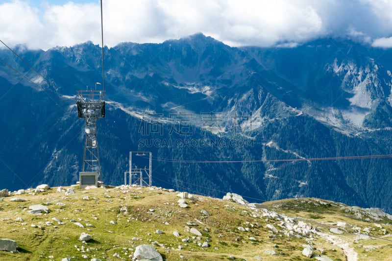 勃朗峰,大冰原,思诺山,领导能力,水平画幅,雪,阿文图拉购物中心,户外,在上面,霞慕尼