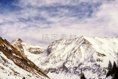 雪,山,岩石,卡帕锡安山脉,罗马尼亚,天空,水平画幅,无人,米迪德鲁峰,户外