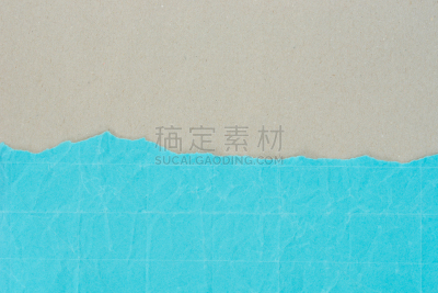 弄皱的,纹理,纸,蓝色,切片食物,灰色背景,洞,平视角,部分,空的