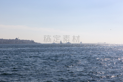 塔,视角,伊斯坦布尔,城市天际线,远距离,土耳其,云,黄昏,户外,建筑