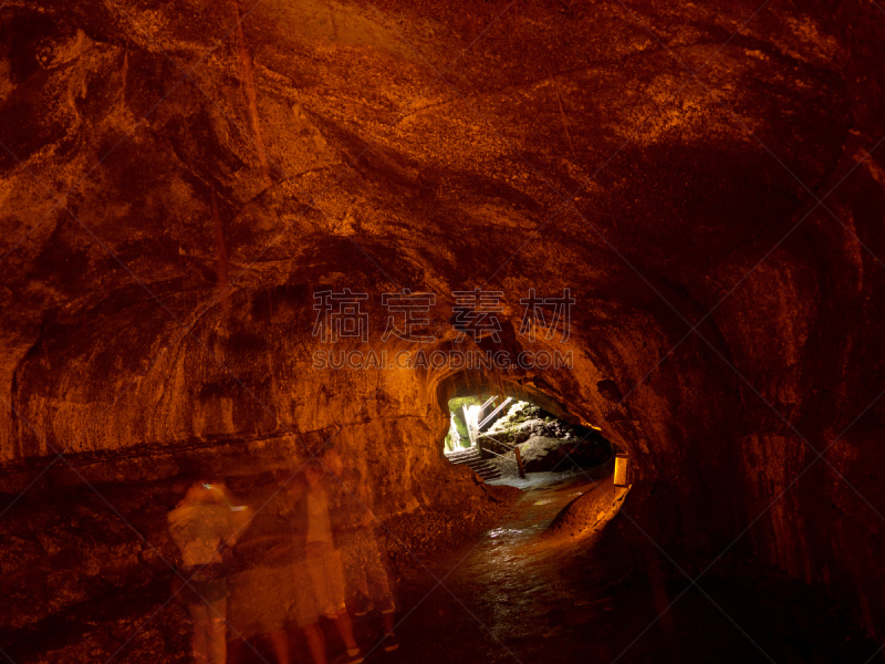 装管,熔岩,夏威夷大岛,地铁站,灯笼,水平画幅,火山地形,明亮,建筑物门,小路