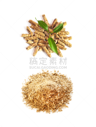 木制,锯屑,生物燃料,垂直画幅,绿色,能源,无人,白色背景,背景分离