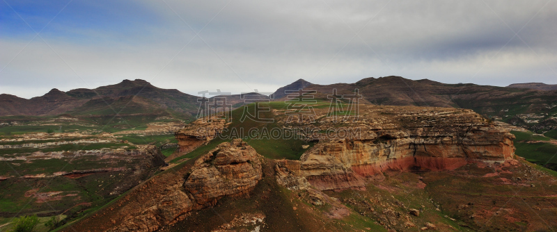 金门高地国家公园,奥兰治自由邦,天空,悬崖,水平画幅,地形,岩石,无人,全景,户外