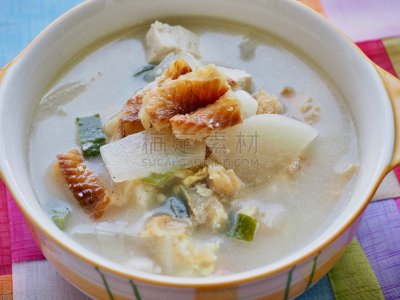 韩国食物,干的,汤,绿鳕,古老的,韩国小菜,健康,白色,韩国,日本食品