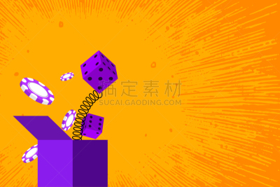 蠢人,骰子,白昼,盒子,愚人节,奇异小人玩具盒,水平画幅,绘画插图,计算机制图,计算机图形学