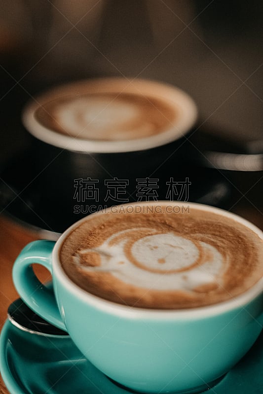 cappuccino foam, coffee cup