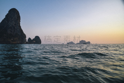 泰国,莱雷海滩,亚洲,东南亚,图像,海洋,无人,海岸线,户外,水平画幅