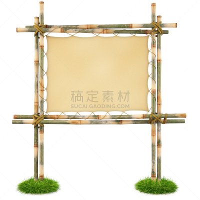 竹,竹子,有节疤的木料,过时的,气候,热带气候,厚木板,草,消息,三维图形