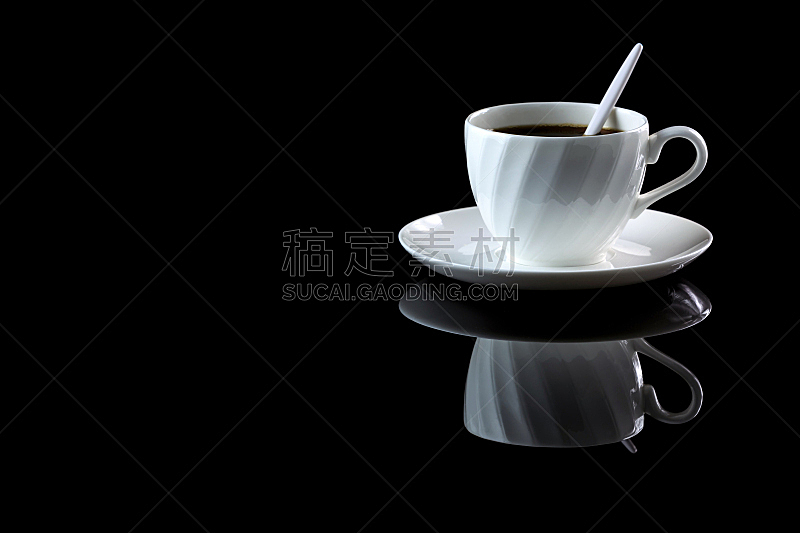 黑色,咖啡杯,背景,美,烤咖啡豆,芳香的,水平画幅,早晨,饮料,泰国
