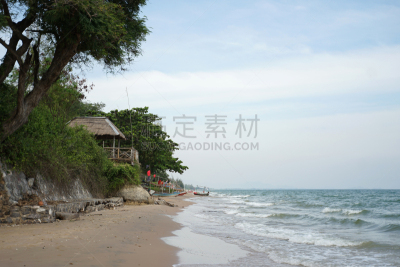 泰国,宁静,波浪,海滩,自然美,亚洲,自然,风,图像,海洋