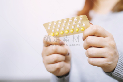 避孕药,女人,手,避孕品,健康保健,部分,药,中间部分,营养品,有月经
