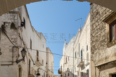 普利亚区,奥斯图尼,意大利,水平画幅,地形,墙,建筑,无人,乡村,全景
