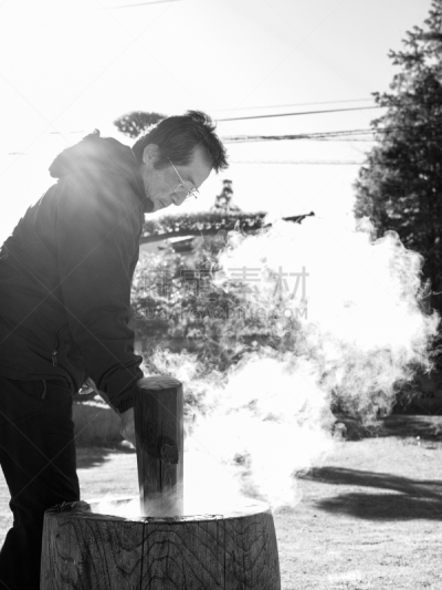 米,冬天,蒸汽,中老年男人,热,平衡折角灯,传统,事件,仅日本人