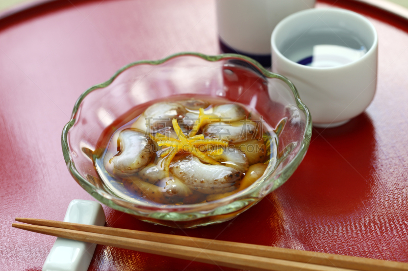 海参,日本食品,粉丝沙拉,传统,盐渍食品,晚餐,海产,健康食物,饮食,食品