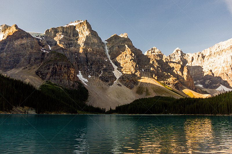 加拿大,梦莲湖,国内著名景点,环境,雪,湖,岩石,夏天,户外,天空