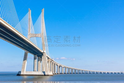 瓦斯科·达·伽马大桥,里斯本,水,天空,未来,水平画幅,形状,无人,瓦斯科达伽马,几何形状