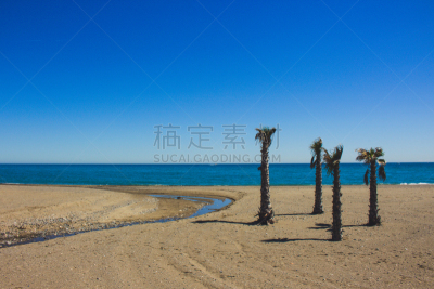 海滩,水,天空,美,度假胜地,休闲活动,水平画幅,沙子,无人,夏天