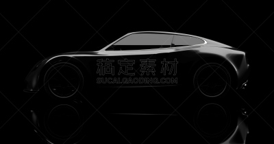跑车,黑色,黑色背景,外立面,水平画幅,能源,无人,绘画插图,不明确的地点,陆用车