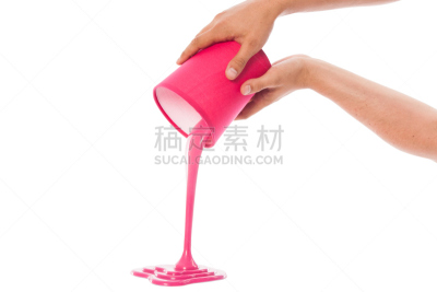 涂料,加仑,正面视角,水平画幅,油漆罐,墨水,湿,黑色背景,染料,彩色图片