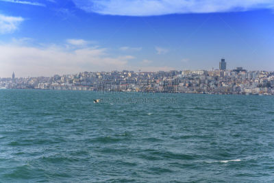 伊斯坦布尔,博斯普鲁斯海峡,城市,风景,自然美,红灯,土耳其,云景,照明设备,曙暮光
