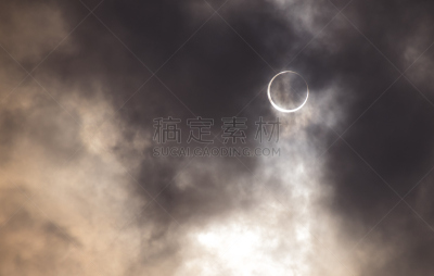 日环食,日食,日月食,金星,水平画幅,无人,云,太阳,摄影