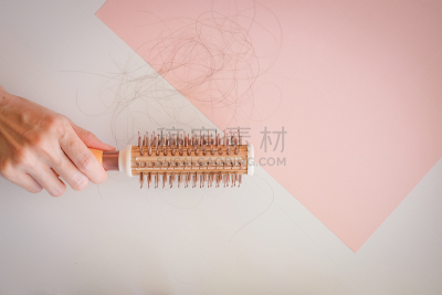 秃头症,女人,头发,问题,梳子,迷路,健康保健,背景分离,癌症,长的
