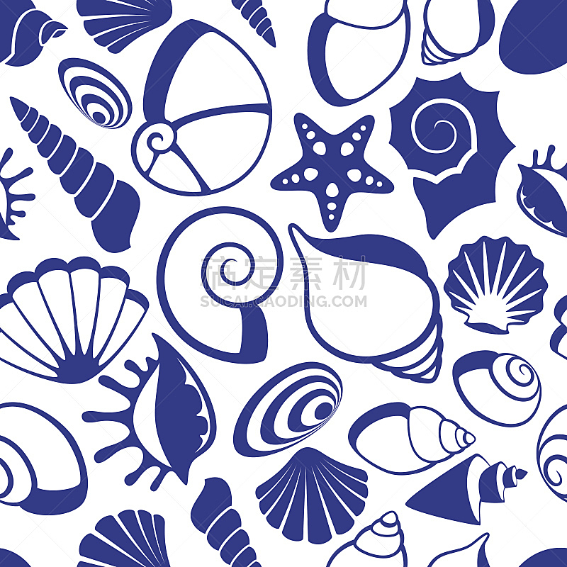 贝壳,矢量,式样,海洋,海扇壳,扇贝,海星,异国情调,永远,艺术