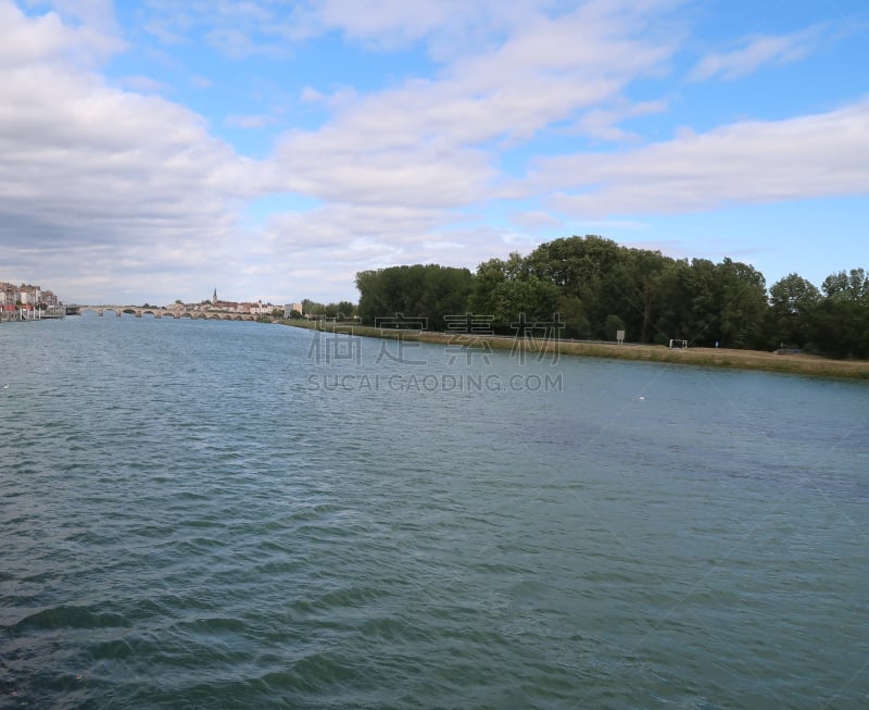 The Saône river