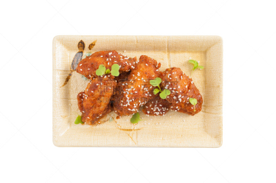 炸鸡,水牛城辣鸡翅,融合菜,韩国泡菜,韩国食物,水平画幅,开胃品,膳食,动物身体部位,开胃酱