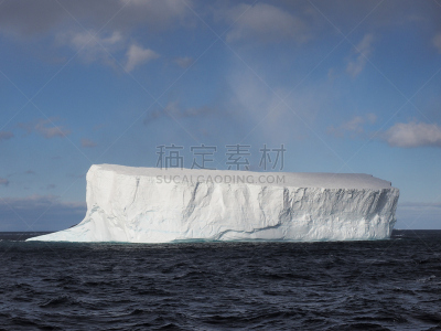 地形,冰山,南极洲,天空,客船,水平画幅,雪,无人,邮轮,鸟类