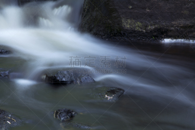 格拉斯顿伯利,湍急的,长时间曝光,河流,自然,水,水平画幅,岩石,无人,巨石