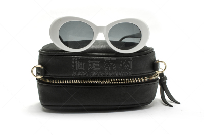 太阳镜,离合器,静物,分离着色,白色,女人,零钱包,美国,水平画幅,小的