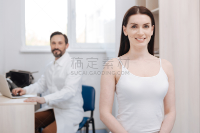 女人,医疗流程,优美,快乐,提举,神射手,不完全的,全科医师