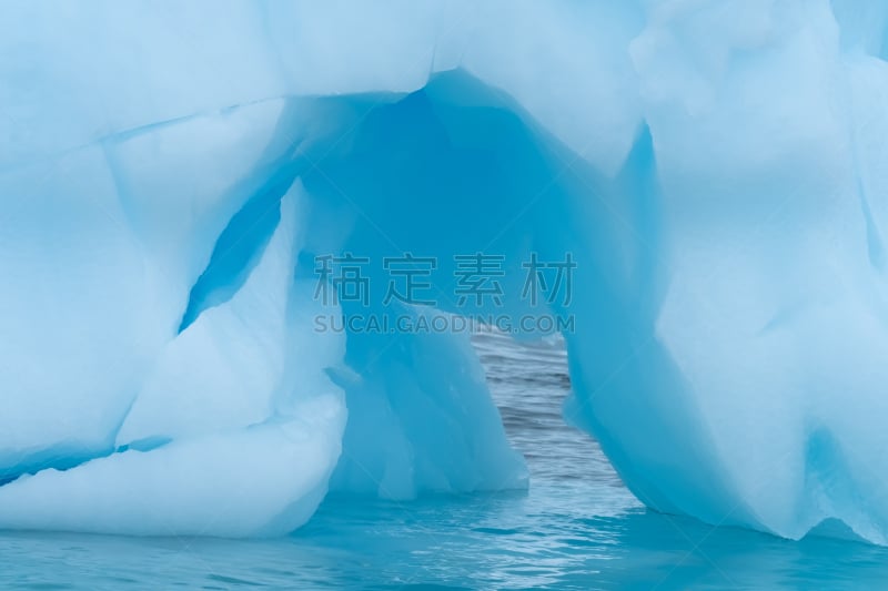 南极洲,冰山,岛,天堂,天堂海湾,在之后,海港,接力赛,特写,南极