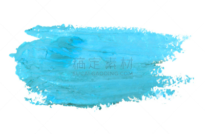 蓝色,水彩画,肮脏的,白色背景,分离着色,艺术家,调色板,点状,水平画幅,绘画插图