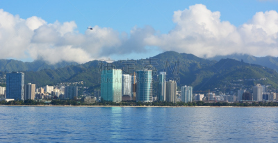 夏威夷大岛,檀香山,天空,旅行者,夏天,钟,都市风景,毛绒绒,热带气候,著名景点