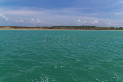 岛,看风景,渡轮,城镇景观,枝繁叶茂,平视角,竹富町,夏天,海岸地形,热带气候