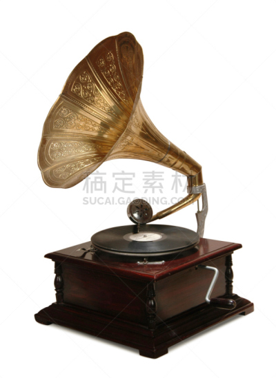 留声机,唱盘,垂直画幅,古董,木制,无人,噪声,古老的,古典式,把手