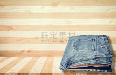 蓝色,牛仔裤,粗斜纹棉布,视角,衬衫,美,留白,褐色,折叠的,水平画幅