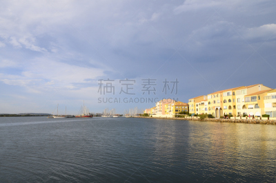 法国,城市,波特酒,佩皮尼昂,纳博讷,水平画幅,建筑,无人,欧洲,海洋