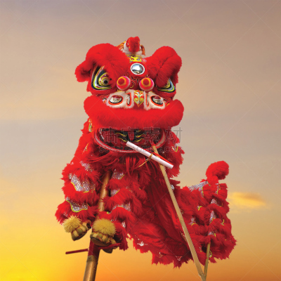 新年前夕,舞狮服装,狮子舞蹈,龙,春节,中国功夫,舞蹈,舞者,演出服,2014年