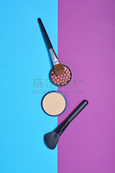 扑面粉,粉饼,化妆刷,晚会,化妆用品,接力赛,华丽的,脸颊,专业人员,多样