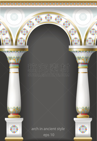 时尚,拱门,过去,东方人,酷,苏美尔文明,栏杆支柱,小生镜,珐琅,俄罗斯人