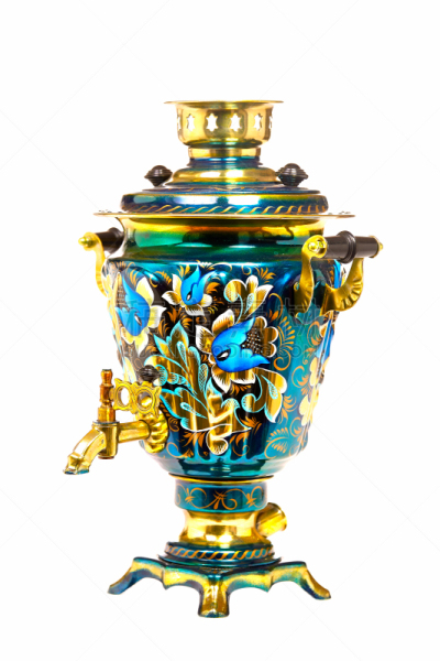 俄式茶壶,1940,1980,镀金的,壶,垂直画幅,水,煮食,艺术,无人
