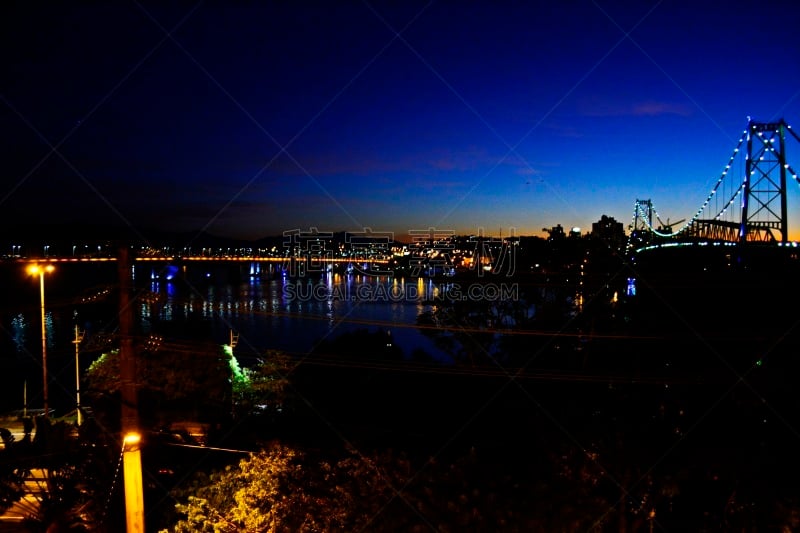 Dusk in Florianópolis