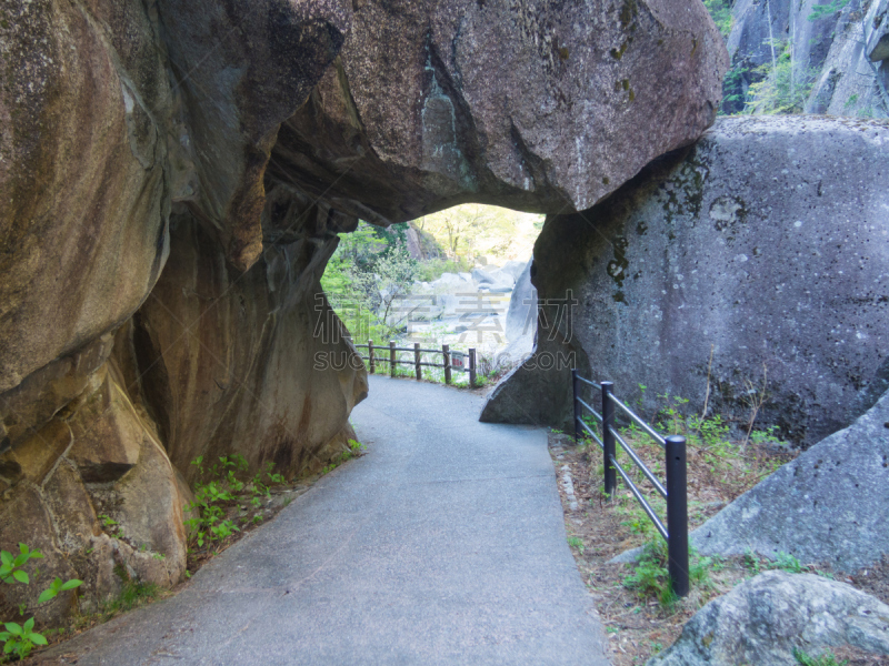 山梨县,清新,绿色,升仙峡,日本,甲府市,美,洛矶山脉,里山,沟壑