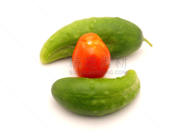 西红柿,西葫芦,黄瓜,水平画幅,无人,背景分离,红色,高处,黄色,风景